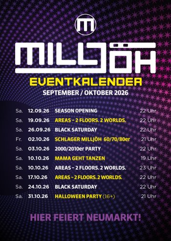 Milljöh - Programm September / Oktober