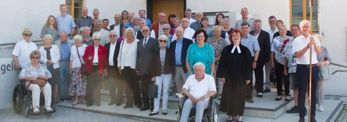 Festgottesdienst zur Jubelhochzeit in der Christuskirche Neumarkt