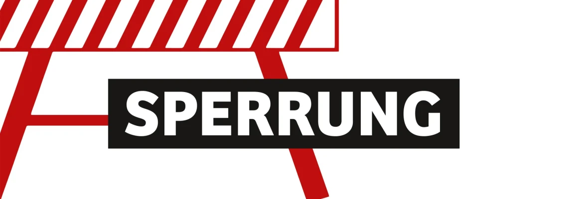 Vollsperrung in Deining mit Umleitung