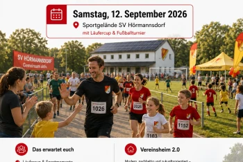 SV HÖRMANNSDORF - Vereinstag 2026: BLSV-Läufer-Cup, Mädchenfußball und Vereinsheim 2.0